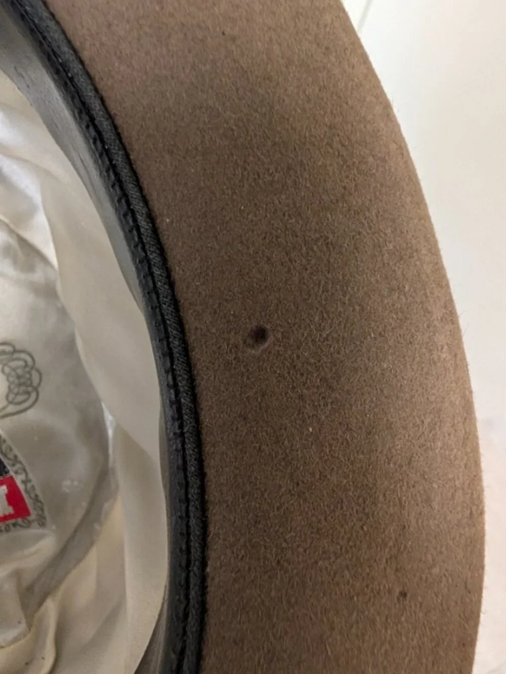 Vintage Wormser Regency Series Light Brown Fedora 7 1/4